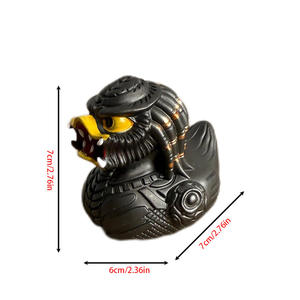Estatua de resina de <span class=keywords><strong>pato</strong></span> alienígena, adorno de <span class=keywords><strong>pato</strong></span> alienígena malvado, decoración de escritorio y salpicadero de coche de resina, regalo divertido - Product Image 3