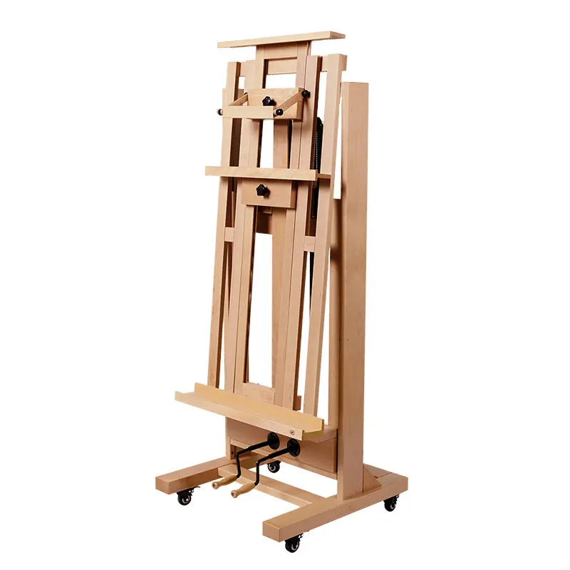 Chevalet d'art de haute qualité Master Slipping Personnalisation Cadre en bois/Art Supports de table Chevalet de peinture en bois Ensembles de chevalets