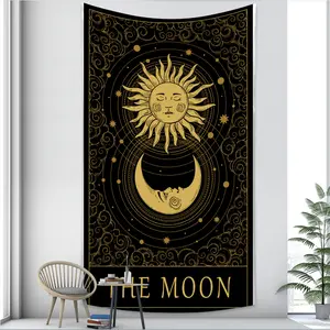 Yeni Bohemian cadılık duvar asılı <span class=keywords><strong>Tarot</strong></span> hint Mandala plaj havlusu baskılı desen goblen - Product Image 1