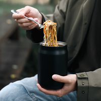 Conteneur alimentaire en acier inoxydable à double paroi, sans BPA/BPS, personnalisé, style japonais, portable, compatible lave-vaisselle