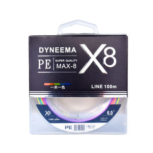 สายเอ็นตกปลา Dyneema X8 Pe Line 100ม. 6.0 คุณภาพเยี่ยม Max-8 สายถัก แข็งแรง ทนทาน กันน้ำ ทนต่อการสึกหรอ - Product Image 1