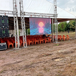 Écran LED d'extérieur P3.91, panneaux vidéo 500x1000mm pour mur d'images, système complet pour location de scène de concert et publicité intérieure - Product Image 5