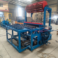 Clôture de ferme automatique de 2.0m de largeur faisant la machine tissage de grillage de champ de prairie de noeud fixe avec l'engrenage de roulement de moteur