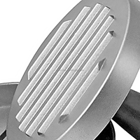 Presse à hamburger en alliage d'aluminium à poignée antidérapante commerciale