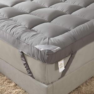 Plush <strong>Extra</strong> Thick Full Size <strong>Mattress</strong> <strong>Topper</strong> for <strong>Firm</strong> <strong>Mattress</strong> -Grey, Soft &amp; Cooling Pillow Top Bed <strong>Topper</strong> for Back Pain - Product Image 3
