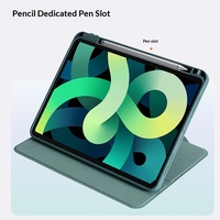 Étui de protection rotatif magnétique en cuir à 360° avec aérations de dissipation thermique pour iPad 11 A16 10.9 Air 11 Pro 11 12.9 13 Mini
