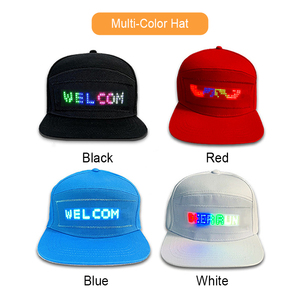 Gorra con Pantalla LED Iluminada, Carga USB, Control por Aplicación, Gorras con Pantalla LED Programable por Aplicación, Gorra con Mensaje LED Promocional - Product Image 3