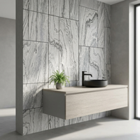 Meilleur Prix Revêtement Mural Flexible en Pierre Naturelle Luxe Écologique Imperméable pour Cuisine, Salle à Manger, Salle de Bain, Maison, Bureau, Centre Commercial