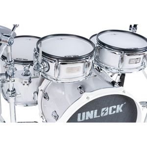2025 Silver Edition Mini Electronic <b>Drum</b> Set - Mode | Roland/Yamaha/Medeli Compatible Portable ABS Design CGL-MINI-S Musical Ins - Product Image 5