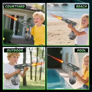 Juego de Disparos al Aire Libre para Niños, <span class=keywords><strong>Pistola</strong></span> de Agua Eléctrica de Plástico de Alta Calidad, Regalos de Verano para Niños, Mini Juguetes, Pistolas de Agua con Luz - Product Image 4