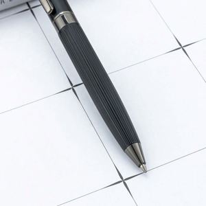 Wholesale 1.0Mm Business Metal Ballpoint Laser-Engraved Logo Twist-Action Black Hotel Promotional Gift <b>Pen</b> - Product Image 3
