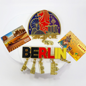 Aimant de réfrigérateur en métal personnalisé, impression 3D manuelle, différentes formes, logo, souvenir de la fabrique de boîtes de conserve de Berlin, haute qualité - Product Image 5