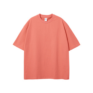 เสื้อยืดคอตตอน 100% หนัก 275gsm คุณภาพดีสำหรับผู้ชาย ทรงโอเวอร์ไซส์ ไหล่ตก แบบเรียบ ไม่มีลาย ขายส่ง - Product Image 2