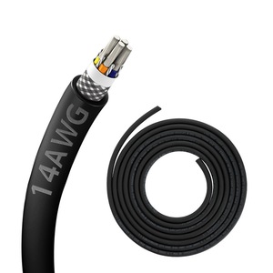 Zhong Hua Jiang 14AWG 2.08mm² CNC <b>Wire</b> UL2464 14 Gauge 4 Core Cable <b>Electrical</b> Shielded Chain <b>Wire</b> for CNC Router Machine - Product Image 1