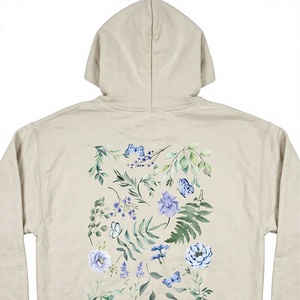 Sweat-shirt à capuche unisexe surdimensionné 100% coton molletonné, couleur unie, pull décontracté avec poche, coupe classique, idéal pour l'automne - Product Image 5