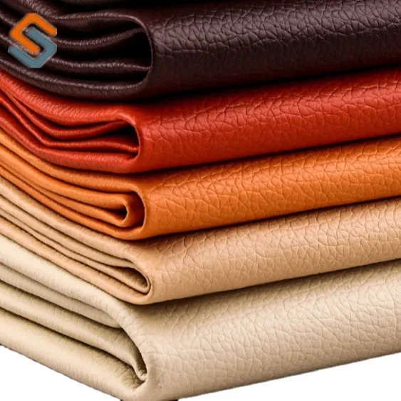 Supplier High Quality PU PVC Leather Fabric For Sofa Car Seats Bag Product, Factory Price Anti-Mildew Synthetic Leather
