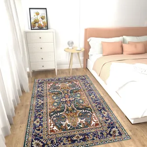 Özel lüks yeni tasarım 3d baskılı kilim oturma odası büyük polyester kaymaz halı ve kilimler