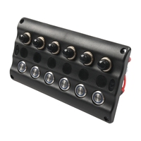 Panneau de commande marin et RV à 4 voies avec indicateur LED, disjoncteur 10A et conception pré-câblée – Prix usine
