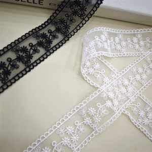 <span class=keywords><strong>Pizzo</strong></span> Guipure Chantilly Fai-da-Te <span class=keywords><strong>in</strong></span> Rete di Poliestere Ricamato Idrosolubile per Decorazioni di <span class=keywords><strong>Tende</strong></span>, Vestiti, Scarpe e Borse - Product Image 4