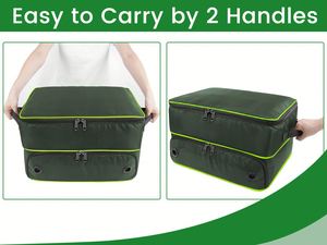 Waterproof Golf Trunk Organizer <b>Storage</b> with Separate Compartment Car <b>Storage</b> with 5 Separate Ventilated Compartment - Product Image 6