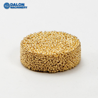 Filter Disk Serbuk Logam Stainless Steel Ss316 Kuningan Perunggu Berpori Mikron untuk Udara dan Air
