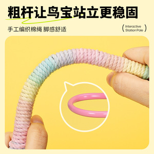 Papağan gökkuşağı masaüstü interaktif <span class=keywords><strong>stand</strong></span>ı Spiral <span class=keywords><strong>PVC</strong></span> pembe dekompresyon oyuncak stres giderici eğitim eğitim kuş <span class=keywords><strong>stand</strong></span>ı - Product Image 3