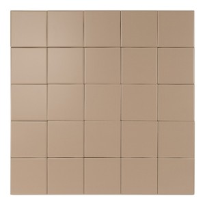 Piastrella Beige Puro Opaco 10x10 Cm Spessore 6,8 Mm Bordi Irregolari Per Uso a Parete e Pavimento - Product Image 2