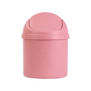 Mini Plastic Desk Trash Can Small Desktop Stand Portable Waste <b>Bin</b> for Office - Product Image 1