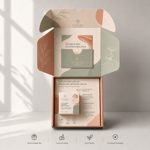 Scatola di Spedizione in Carta Personalizzata OEM ODM, Cartone Ondulato Resistente con Logo per Imballaggio Cosmetico e PR per Piccole Imprese - Product Image 1