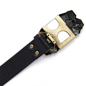 Cross Border Retro Stijl Punk Metal Riem Voor Mannen En Vrouwen Legering Met Ingelegde Lichtere Strass Strass Pailletten Pin Voor Kledinggebruik - Product Image 3