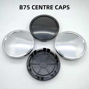<span class=keywords><strong>Tapacubos</strong></span> de 75 mm de diámetro exterior, material ABS, negro electrochapado, estilo nuevo, para <span class=keywords><strong>Mercedes</strong></span>-<span class=keywords><strong>Benz</strong></span> - Product Image 1