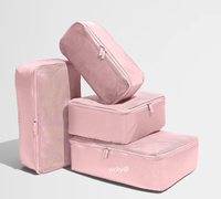 Organisateur de bagages de voyage pour enfants personnalisé, cubes de rangement pour enfants pour sous-vêtements et vêtements