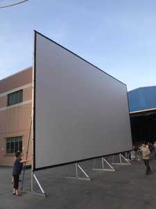 Telon 120 inç taşınabilir hızlı kat film ekranı için büyük gösterisi/açık taşınabilir çerçeve projeksiyon ekranı ile uçuş durumda - Product Image 6