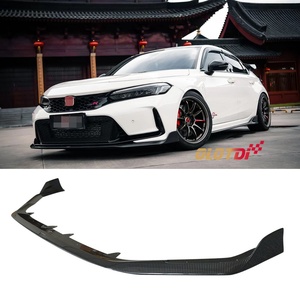 Spoiler avant en fibre de carbone sèche style JDM AG pour Honda Civic 11ème génération FL5 Type R 2022-2023, tuning automobile - Product Image 2