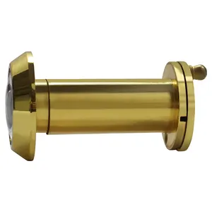 HYLAND DV04 Brass Door Security door peep hole door viewer 220 degree with cover