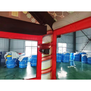 Structure gonflable magique maison de pain d'épices festive avec toboggan pour <span class=keywords><strong>fêtes</strong></span> de fin d'année, événements hivernaux et réunions de famille - Product Image 6