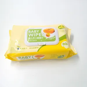Горячие новые продукты, смываемый Органический Детский контейнер для влажной салфетки