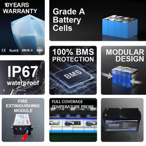 12V <span class=keywords><strong>150AH</strong></span> Li-ion pin lưu trữ gói Lithium sắt Phosphate pin <span class=keywords><strong>v</strong></span>ới BMS cho du thuyền năng lượng mặt trời hệ thống UPS trạm viễn thông - Product Image 4