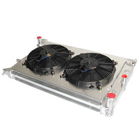 Radiateur entièrement en aluminium avec cache-ventilateur pour Ford Falcon XR6 XR8 BA BF Turbo 2002-2008