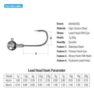 <span class=keywords><strong>Banshee</strong></span> leurre de gabarit à pas lent JH-10 jigging lumineux japon qualité leurre de pêche en eau salée doux méné sans plomb tête de gabarit leurre de mer - Product Image 2
