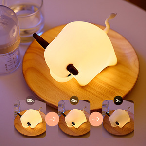 Touch Control Cow <b>Night</b> <b>Light</b> <b>Led</b> Warm White USB Power For Baby Room Decor - Product Image 3