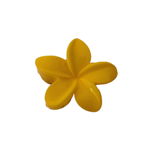 Fermaglio per capelli Frangipani elettroplaccato da 8 cm a forma di fiore colorato per donne e ragazze - Product Image 2