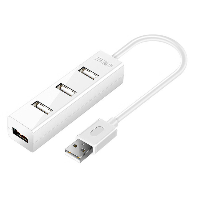 Hub USB 2.0 Multi Splitter High Speed 4 Port All One ABS+PVC Material Nickel Plated Plug Copper Conductor PC