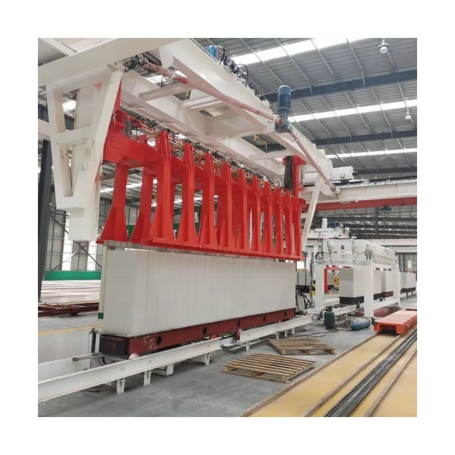 Produzione di attrezzature automatiche per blocchi di mattoni leggeri linea di produzione di mattoni in cina macchina per mattoni aac