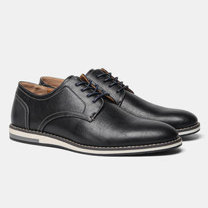 Leather <b>Shoes</b> Men's Casual <b>Walking</b> <b>Style</b> Leather <b>Shoes</b> Breathable Comfortable Mesh with Color Matching - Product Image 4