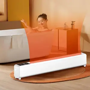 Radiateurs électriques Plinthes chauffantes Couverture Thermostats intelligents Plinthes chauffantes électriques à convection pour salle de bain