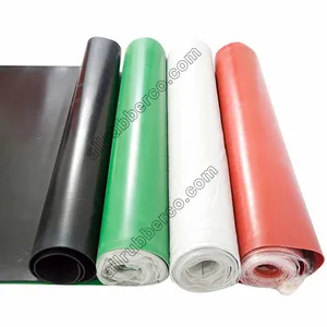 10mm Rubber Sheet Wholesale Godd Quality 3~20mm Weather Resistant Waterproof 10-30kv Electrical Insulation Damp Proof Anti Slip Mat Rubber Sheet