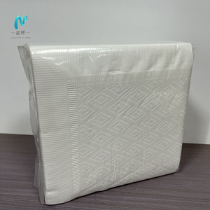 Khăn ăn Nhà sản xuất tùy chỉnh màu trắng nhà hàng ăn tối khăn ăn vuông serviettes với logo in ăn tối Khăn ăn 38*42 1/4 & 1/8 lần - Product Image 3