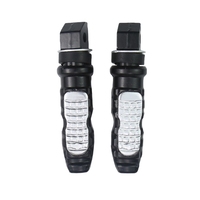 Repose-pieds arrière antidérapants en aluminium et caoutchouc pour passager, fixation M8 pour moto Street Bike G T R