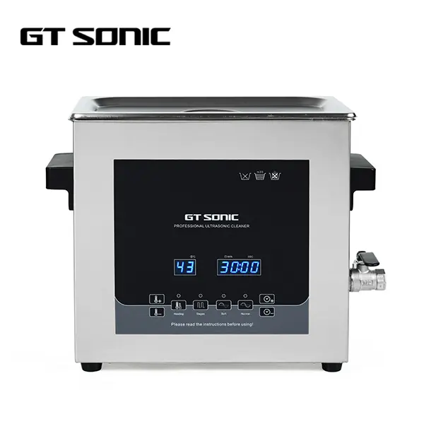 Commercial Ultrasonic Cleaner 6L Professional Ultrasonic Cleaner 40kHz with Digital Timer and Heater